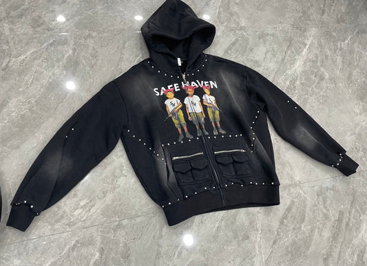 Triple Threat Embedded Hoodie